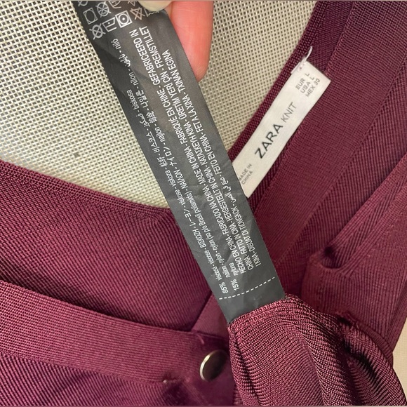 ZARA Cropped Knit Top - Picture 4 of 5